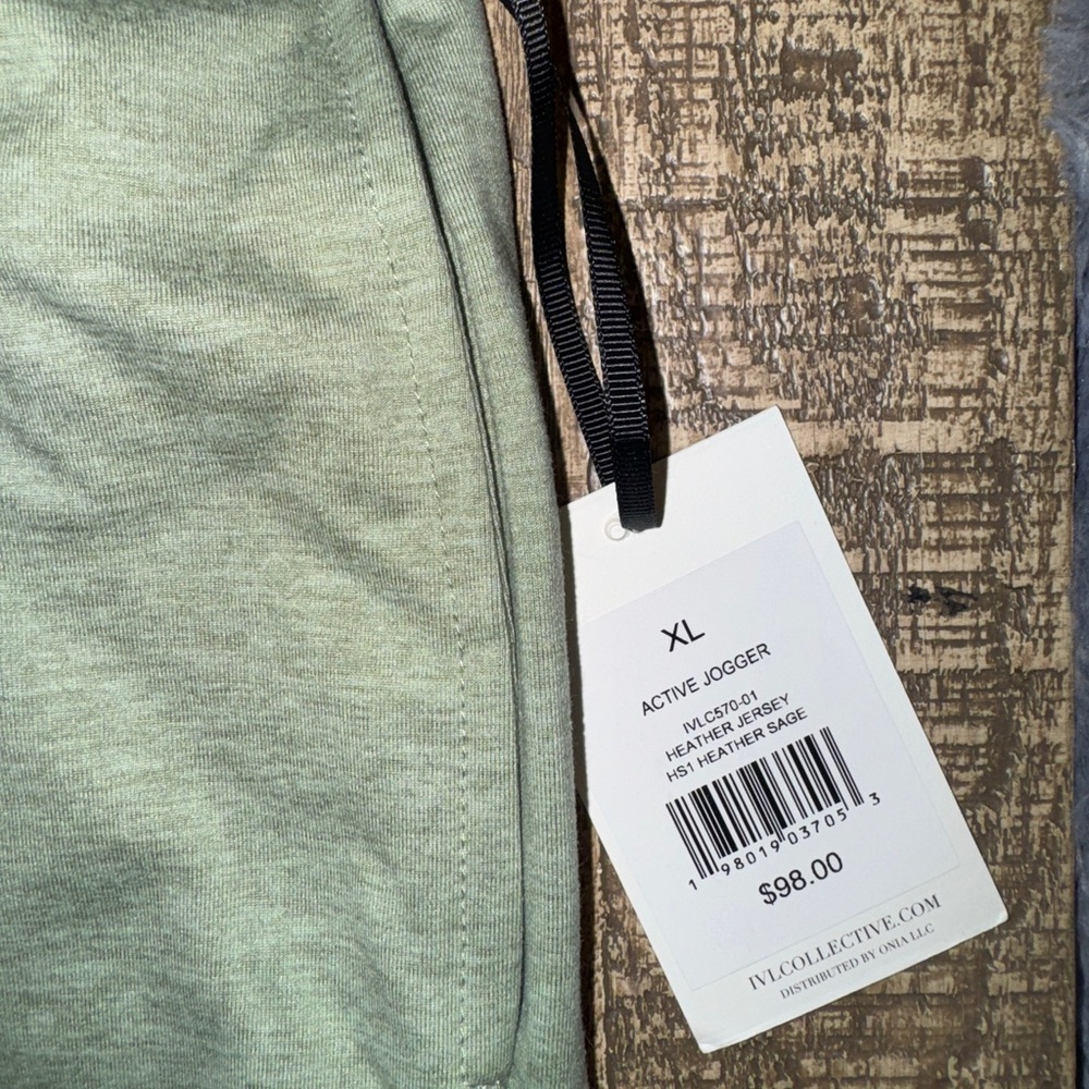 Heather Sage Joggers by N/A
